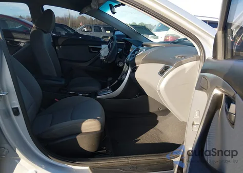 2012 Hyundai Elantra Gls z USA, uszkodzony, nr VIN 5NPDH4AEXCH122951